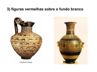 3) figuras vermelhas sobre o fundo branco
 