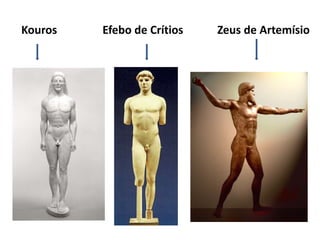 Kouros Efebo de Crítios Zeus de Artemísio
 