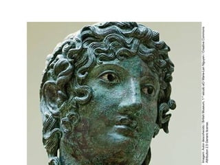 ARTE, 2° Ano do Ensino Médio
Arte Grega – Escultura, Mitologia e Teatro
Imagem:
Autor
descohecido
/
British
Museum,
1
º
século
aC/
Marie-Lan
Nguyen
/
Creative
Commons
Attribution
2.5
Generic
license.
 