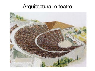 Arquitectura: o teatro
 