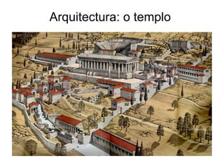 Arquitectura: o templo
 