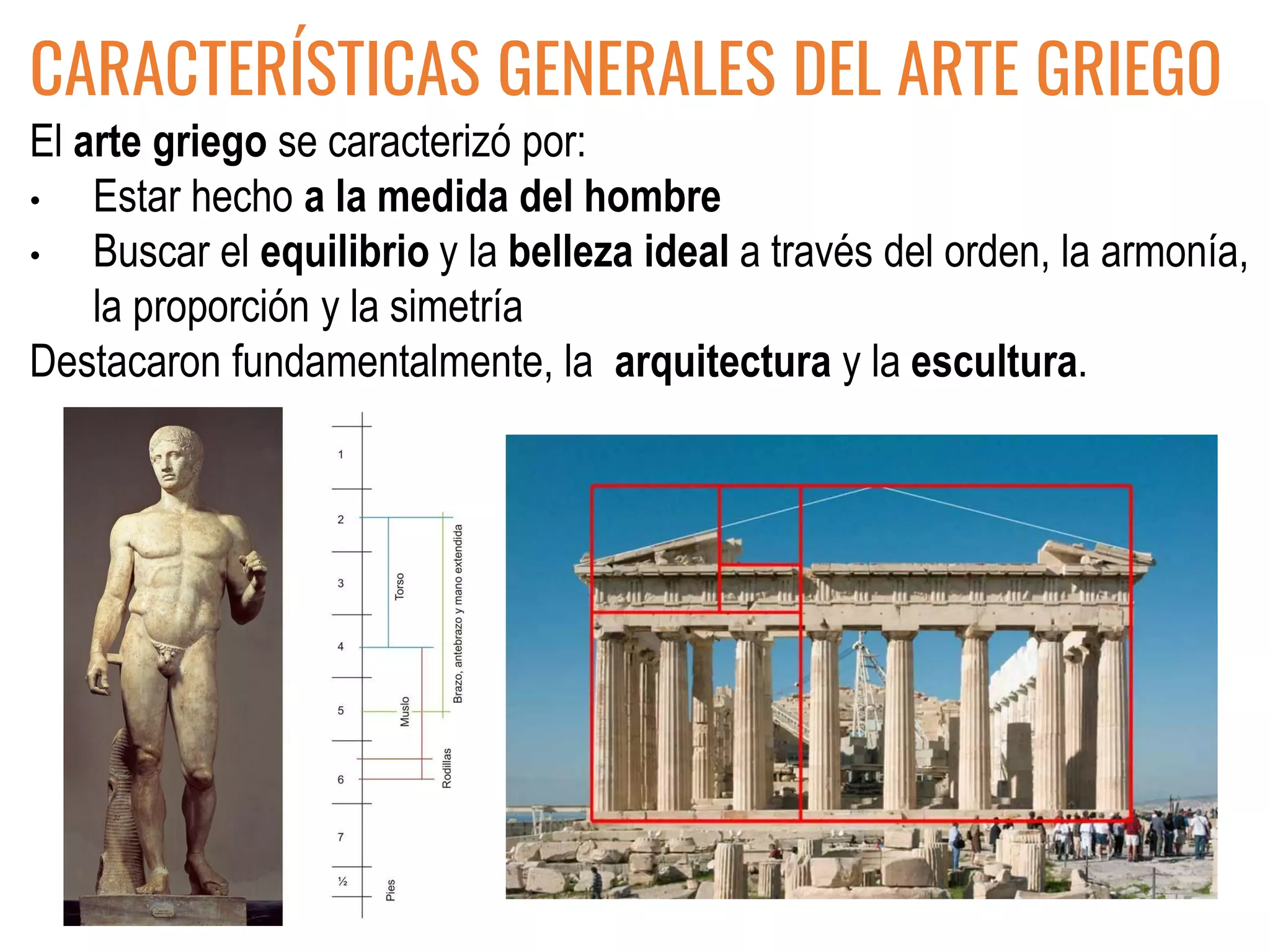 Arte griego 1 eso | PDF