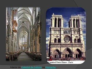 Interior da Catedral de Colónia na Alemanha.
 
