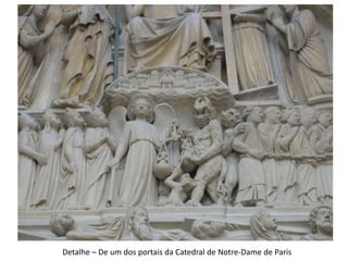 Detalhe – De um dos portais da Catedral de Notre-Dame de Paris
 