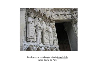 Esculturas de um dos portais da Catedral de
Notre-Dame de Paris

 