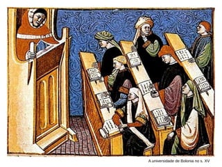 A universidade de Bolonia no s. XV
 