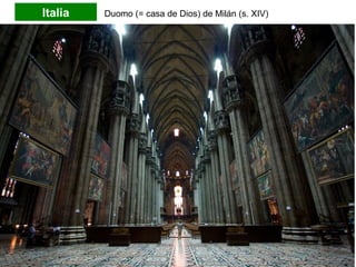 Italia Duomo (= casa de Dios) de Milán (s. XIV)
 