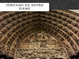 TÍMPANO DE NOTRE DAME 