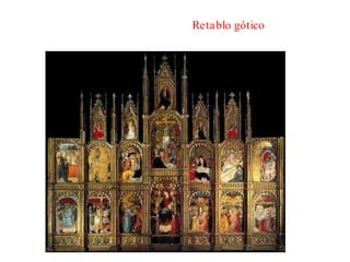 Retablo gótico 