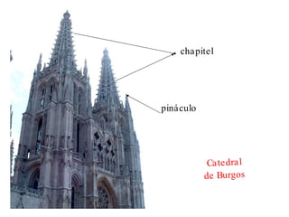 Catedral   de Burgos chapitel pináculo 