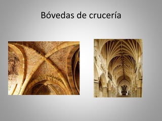 Bóvedas de crucería