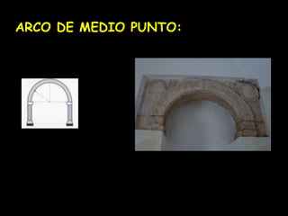 ARCO DE MEDIO PUNTO:

 