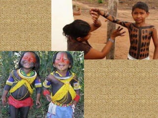 Arte indígena – pintura corporal