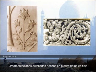 Arquitectura 
Ornamentaciones detalladas hechas en piedra de un edificio 
 