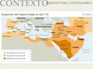 CONTEXTOAR 
QUITECTURA Y ARTE ISLÁMICO 
 