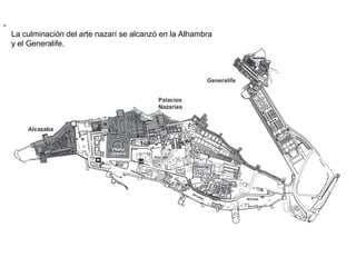 ÉPOCA DE LOS REINOS DE TAIFAS
PALACIO DE LA ALJAFERÍA (ZARAGOZA)
Con la desintegración del
Califato aparecieron
numerosos reinos de
taifas. Los reyes de estos
reinos rivalizaron entre sí
por demostrar su poder
político, complicando los
edificios y aumentando la
decoración para obtener
efectos más suntuosos. Un
buen ejemplo fue el
Palacio de la Aljafería de
Zaragoza, del S. XI
 