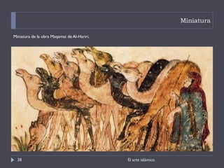 Miniatura Miniatura de la obra Maqamat de Al-Hariri. El arte islámico 