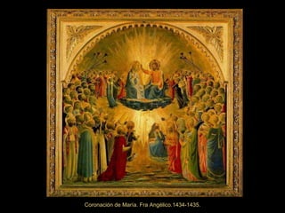 Coronación de María. Fra Angélico.1434-1435. 