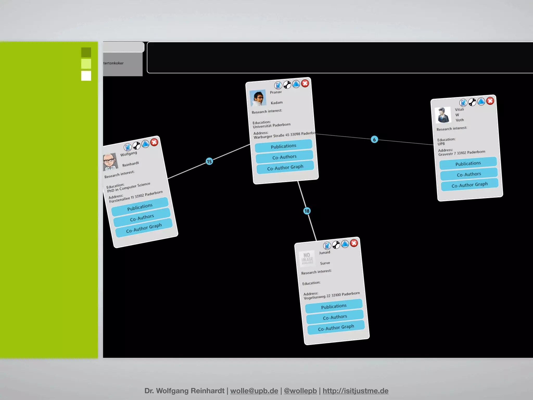 Dr. Wolfgang Reinhardt | wolle@upb.de | @wollepb | http://isitjustme.de
 