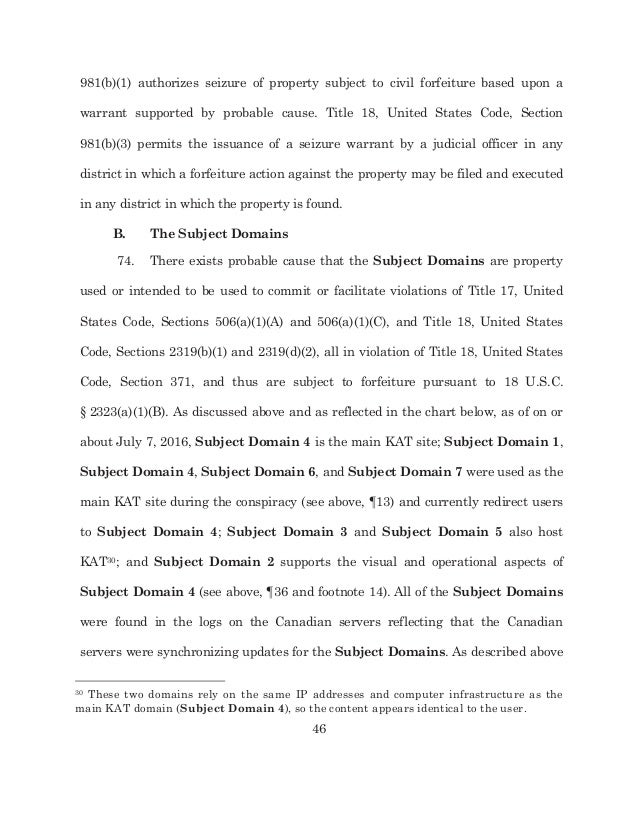 Artem Vaulin Complaint