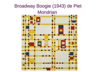 Broadway Boogie (1943) de Piet Mondrian   