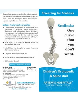 Artemis hospital india orthopedic spine surgery