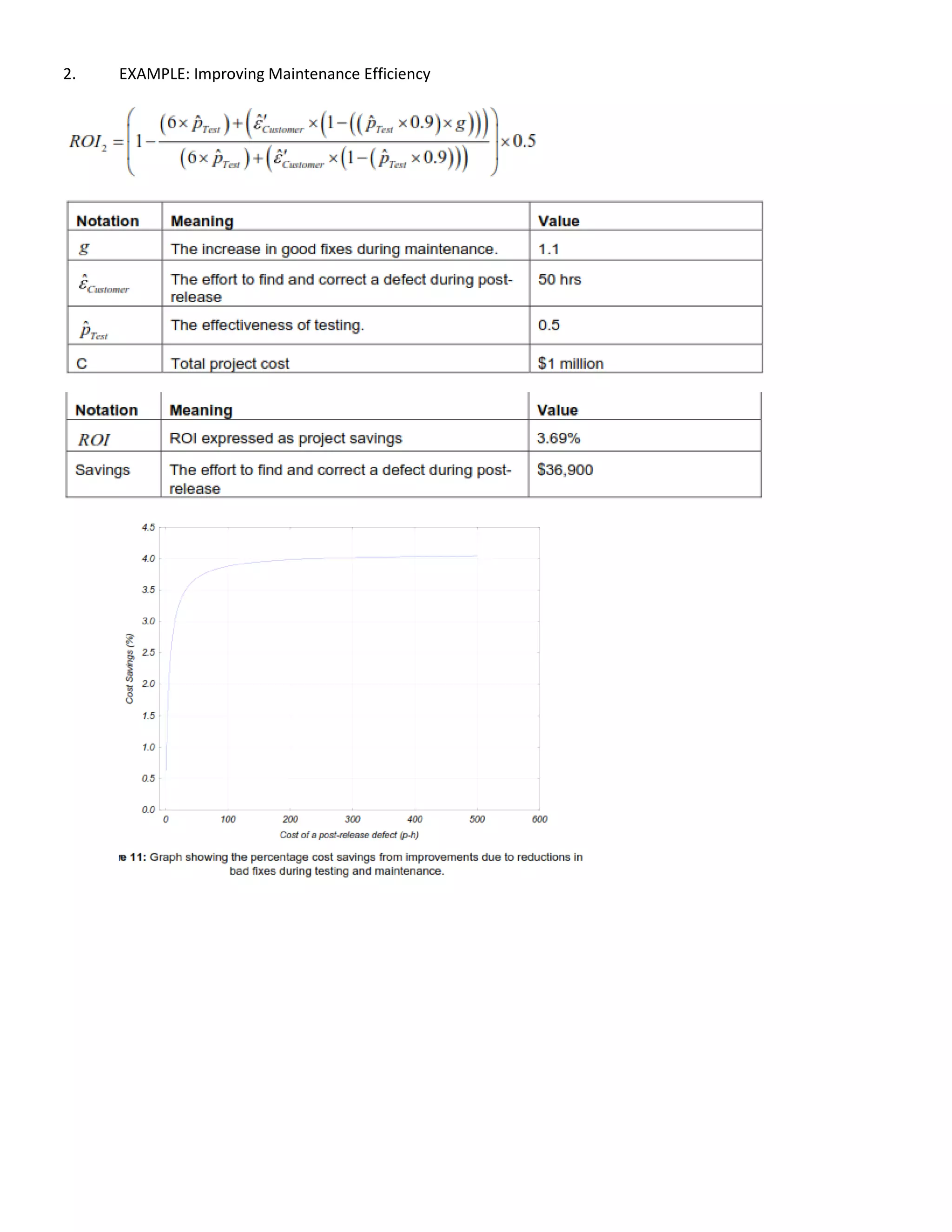 2. EXAMPLE: Improving Maintenance Efficiency
 