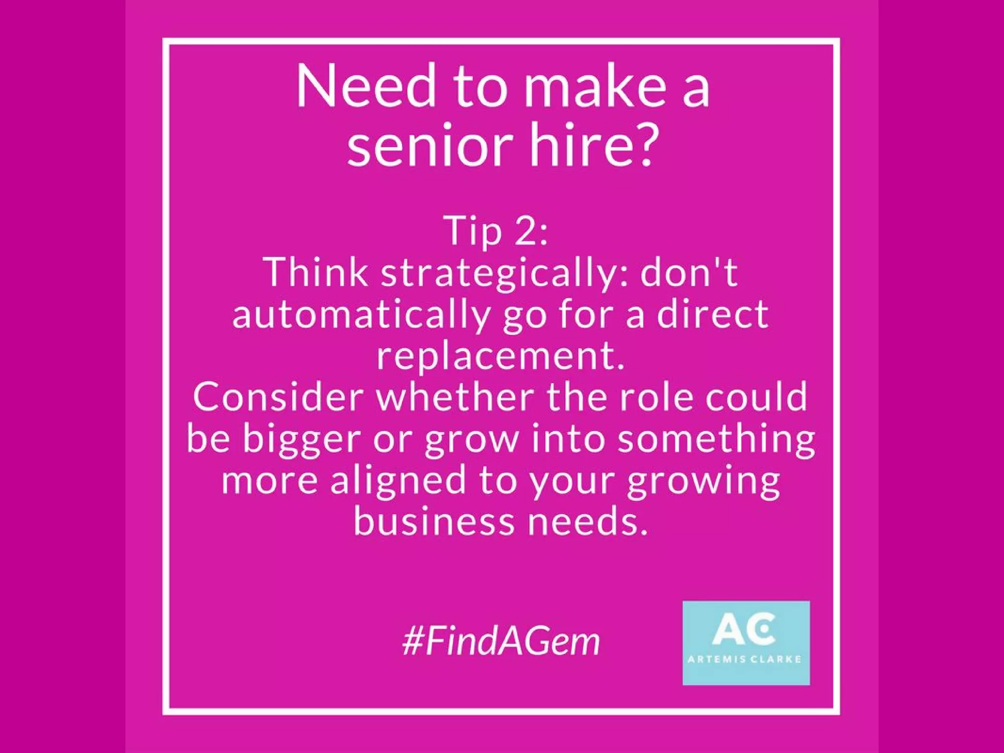 Making a senior hire for your finance team - How to Find A Gem
