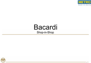 Shop-in-Shop Bacardi 