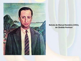 Retrato de Manuel Bandeira (1931),
de Cândido Portinari
 
