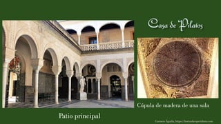 Patio principal
Cúpula de madera de una sala
Carmen Águila, https://hortushesperidum.com
 