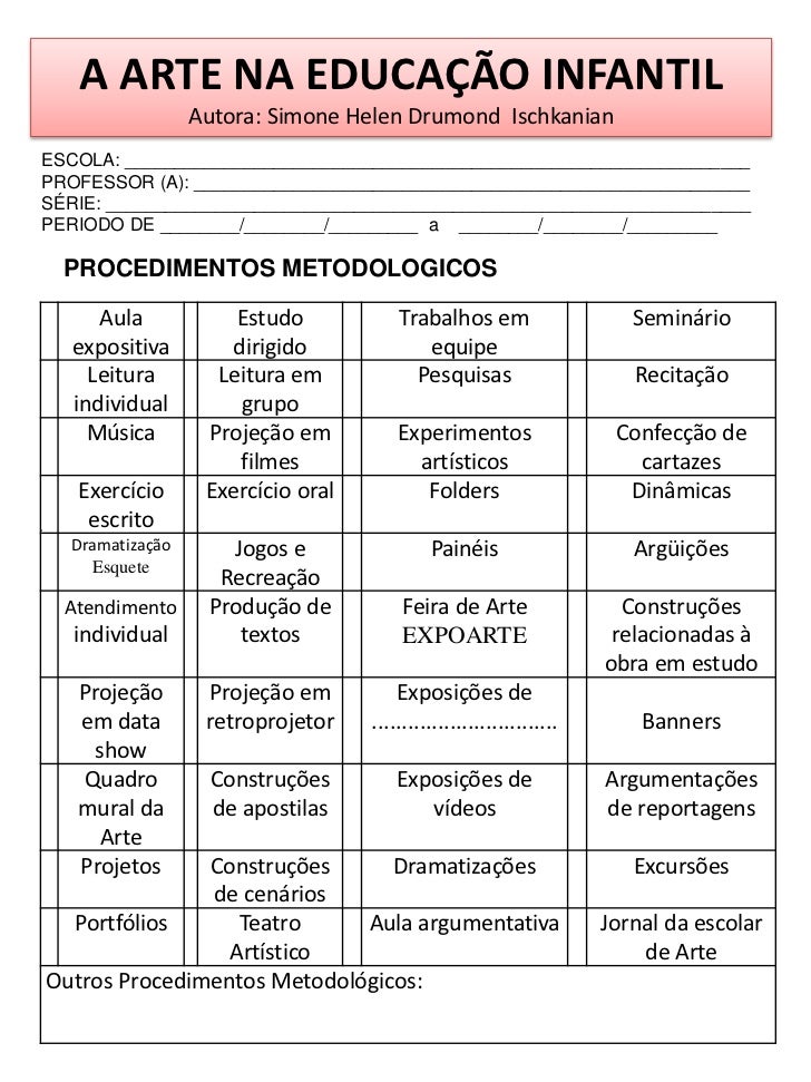 Arte na educação infantil vol1