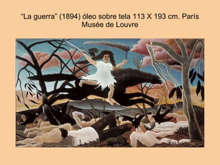 “ La guerra” (1894) óleo sobre tela 113 X 193 cm. París Musée de Louvre 