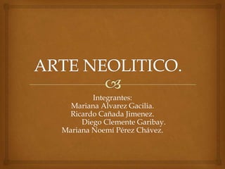 Integrantes:
Mariana Alvarez Gacilia.
Ricardo Cañada Jimenez.
Diego Clemente Garibay.
Mariana Noemí Pérez Chávez.

 