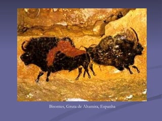 Bisontes, Gruta de Altamira, Espanha 