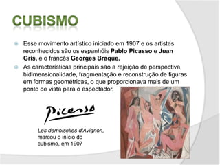 Georges Braque e Juan
Gris
Retrato de Picasso,
Juan Gris
Natureza Morta, Georges Braque
 