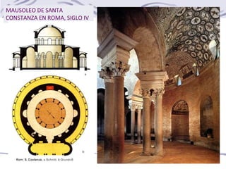 MAUSOLEO DE SANTA
CONSTANZA EN ROMA, SIGLO IV
 