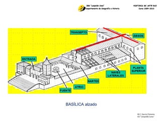 M.C. García Chimeno IES “Leopoldo Cano ” BASÍLICA alzado 
