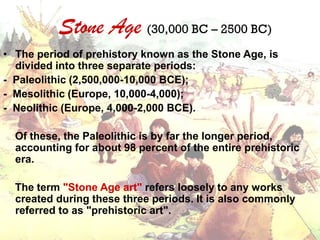 The evolution of Art through the Ages- From Stone Age to Cubism | PDF