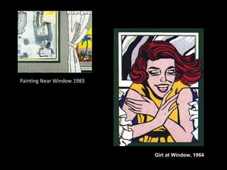 Painting Near Window 1983
Girl at Window, 1964
 