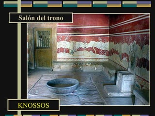 Salón del trono KNOSSOS 