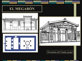 EL MEGARÓN Precedente del Templo griego 