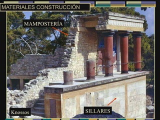 MATERIALES CONSTRUCCIÓN MAMPOSTERÍA SILLARES Knossos 