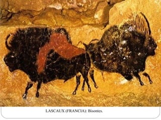 LASCAUX (FRANCIA): Bisontes.
 