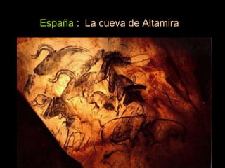 España  :  La cueva de Altamira 