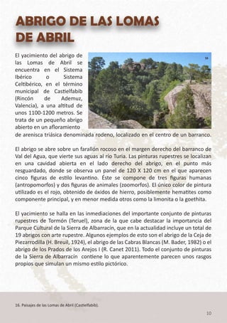 Arte prehistórico en Castielfabib