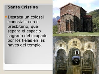 Santa Cristina

Destaca   un colosal
 iconostasio en el
 presbiterio, que
 separa el espacio
 sagrado del ocupado
 por los fieles en las
 naves del templo.
 