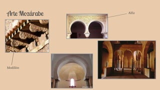 Arte Mozárabe Alfiz
Modillón
 