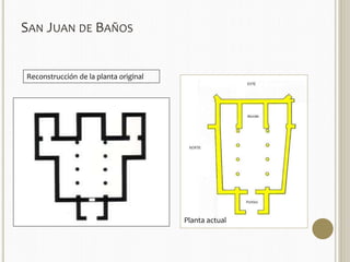 Planta actual 
SAN JUAN DE BAÑOS 
Reconstrucción de la planta original 
 