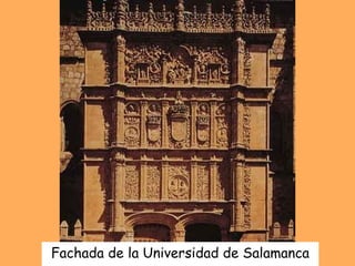 Fachada de la Universidad de Salamanca 